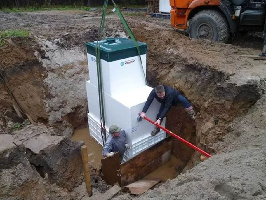 Шеф-монтаж септика в Красном Селе