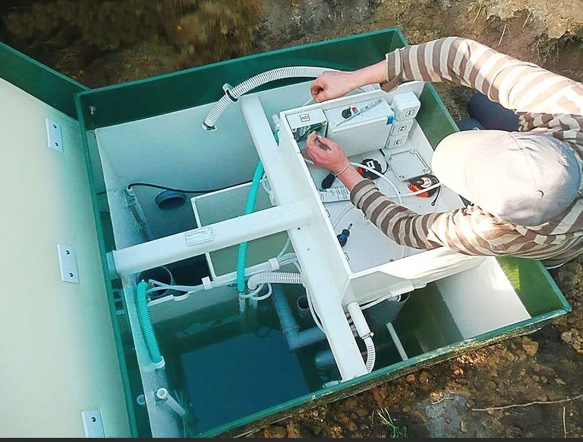 Пайка корпуса септикай в Красном Селе